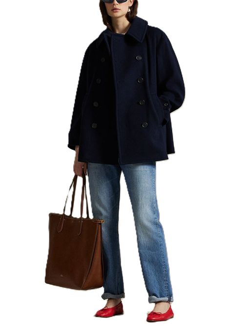 woven-peacoat Caban doppiopetto Polo Ralph Lauren | 211-966536-001INK
